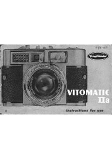 Voigtlander Vitomatic 2 a manual. Camera Instructions.